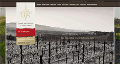 Desktop Screenshot of johnanthonyvineyards.com